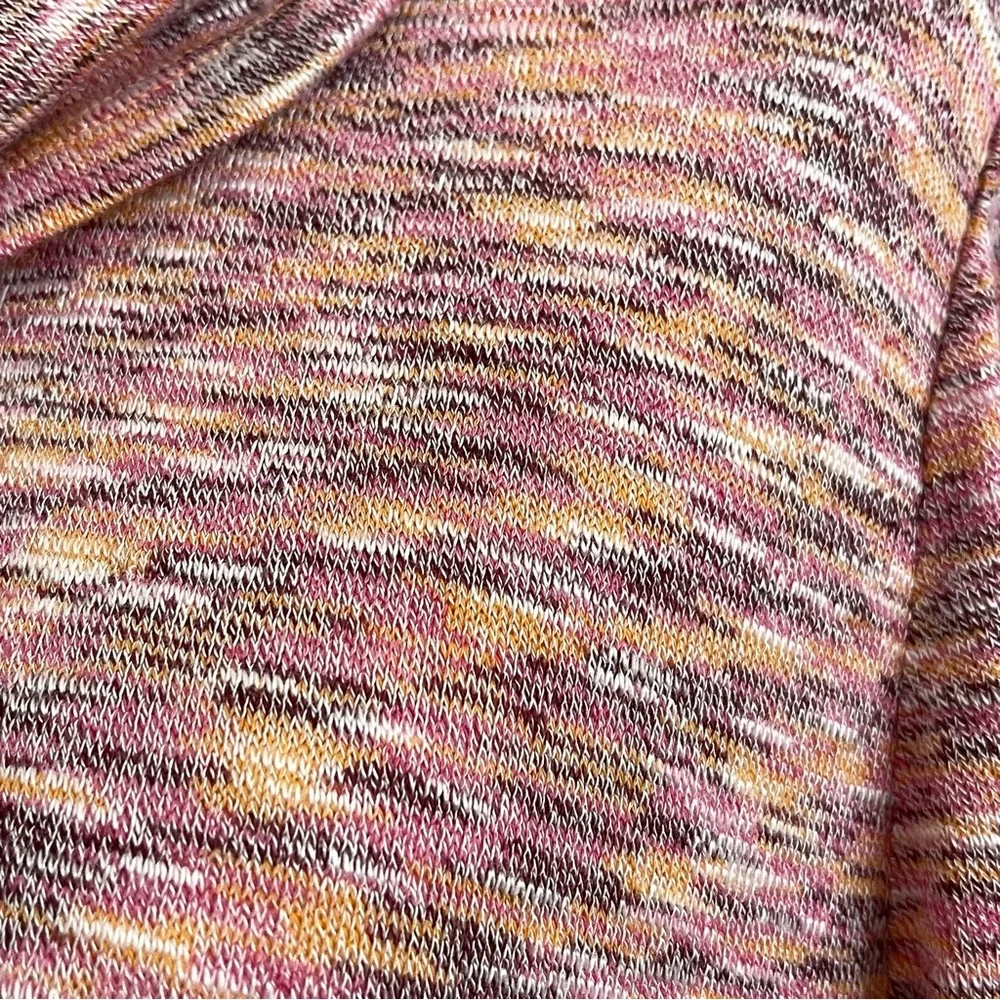 NWT Lane Bryant Blouson Sleeve Funnel Neck Hacci Knit Top (Space Dye) - 18/20